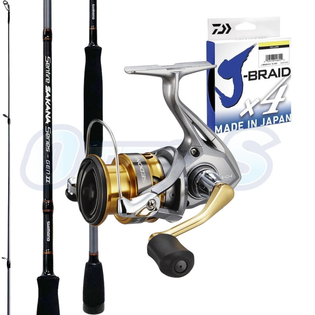 Barra Fishing Combo's Barra Combo Medium 6-10kg 6'6 Shimano Sedona And Sakana Rod 3 Barra Fishing Combo's Barra Combo Medium 6-10kg 6'6 Shimano Sedona And Sakana Rod