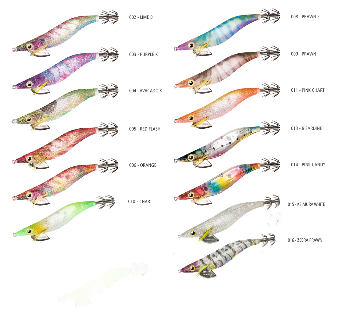 Shimano Sephia Clinch Flash Boost 2.5 Fishing Squid Jigs 3 Shimano Sephia Clinch Flash Boost 2.5 Fishing Squid Jigs