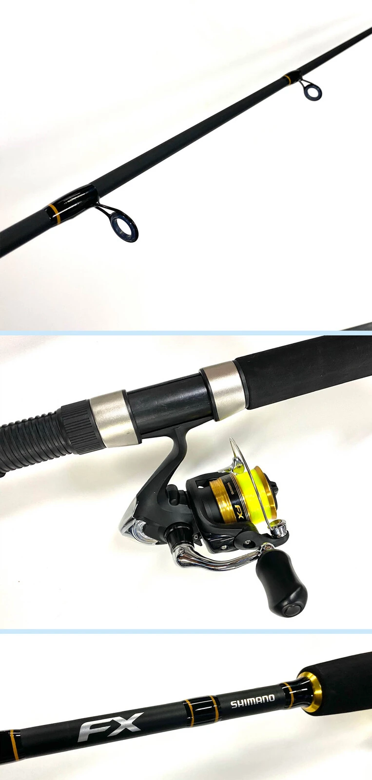 Estuary Combo Shimano 19 FX Spooled Fishing Reel & Rod Combo 3 Estuary Combo Shimano 19 FX Spooled Fishing Reel & Rod Combo