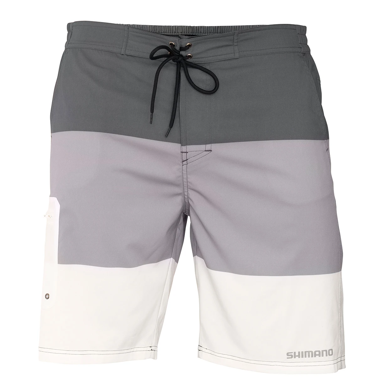 Shimano Ocea Stretch Boardshorts Grey White 3 Shimano Ocea Stretch Boardshorts Grey White